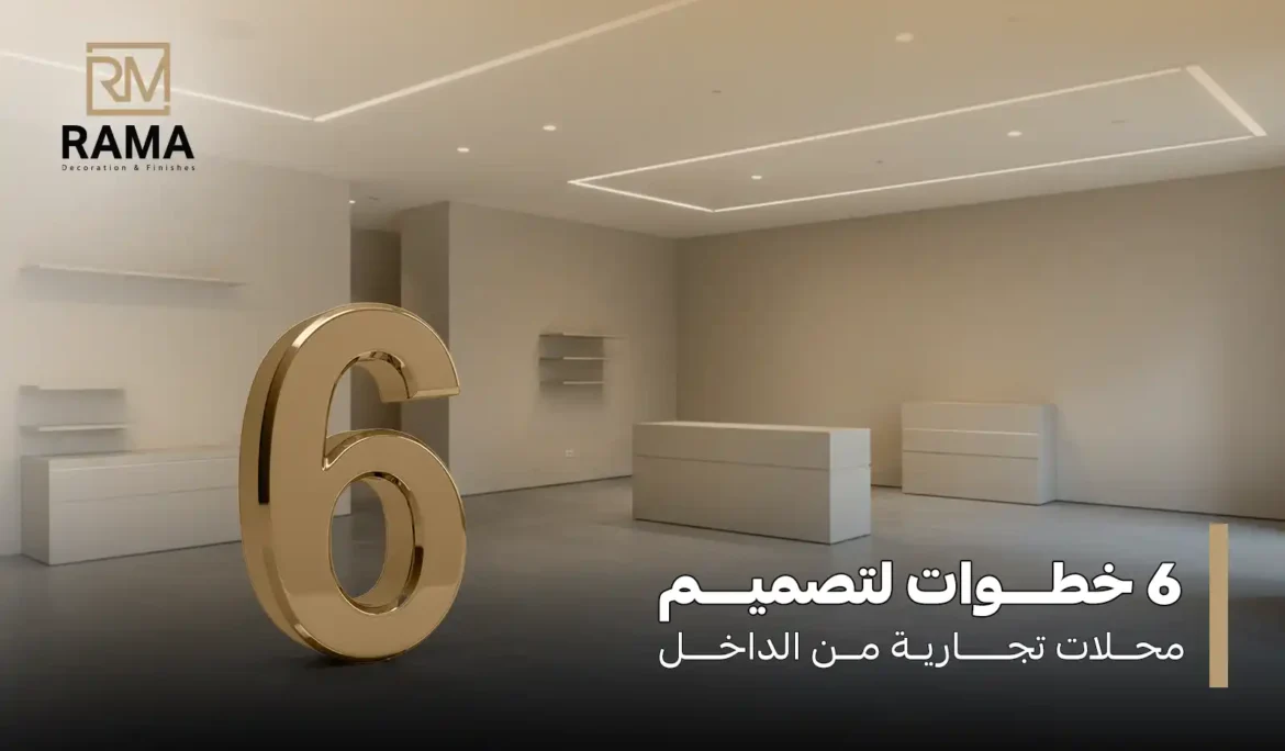 تصميم محلات تجارية من الداخل