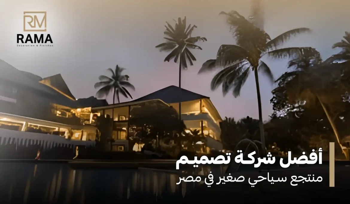 تصميم منتجع سياحي صغير