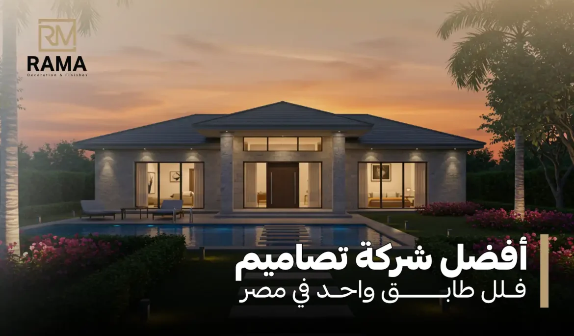 تصاميم فلل طابق واحد