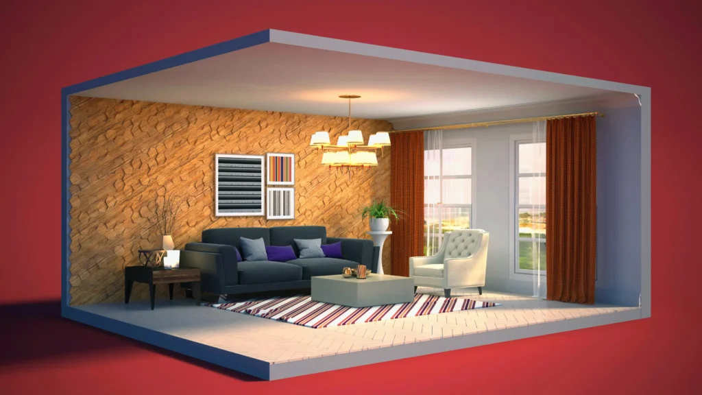 سعر التصميم الداخلي 3D في مصر
