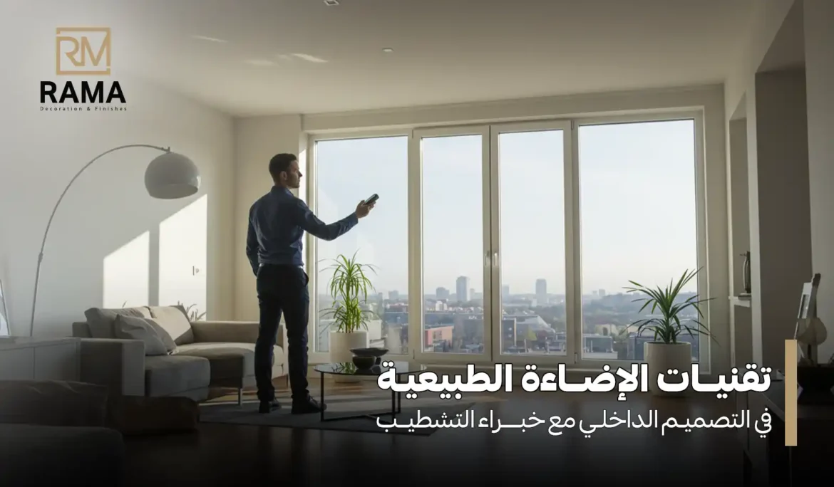 الإضاءة الطبيعية في التصميم الداخلي