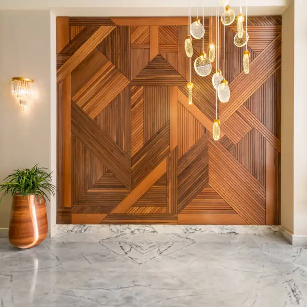 ديكورات خشب للجدران