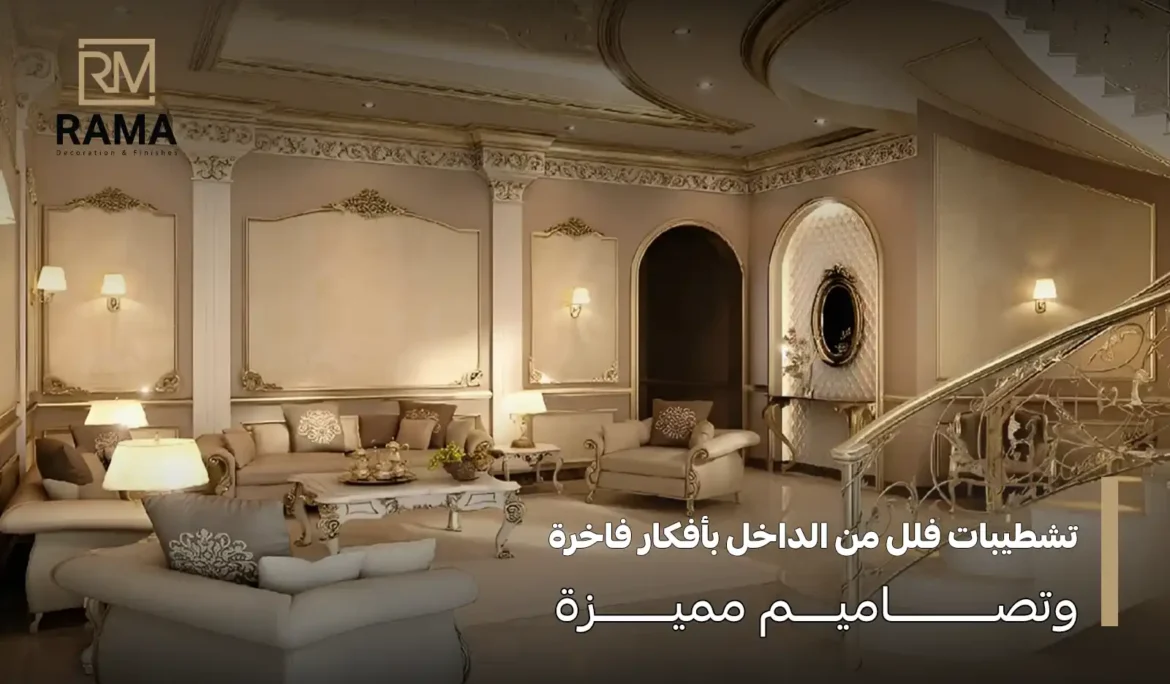 تشطيبات فلل من الداخل