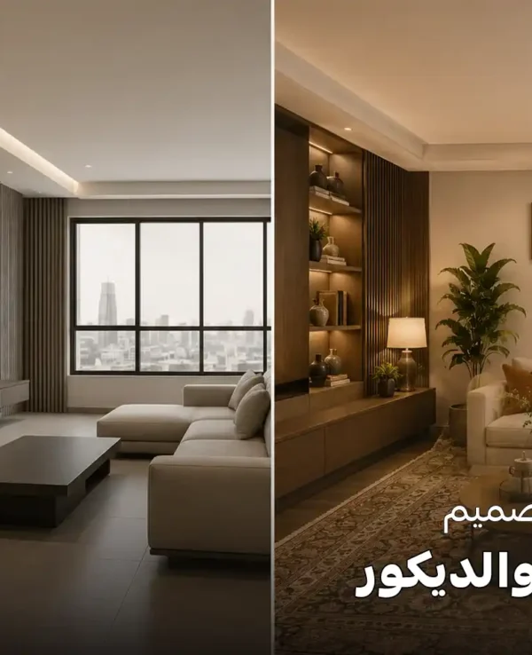 الفرق بين التصميم الداخلي والديكور