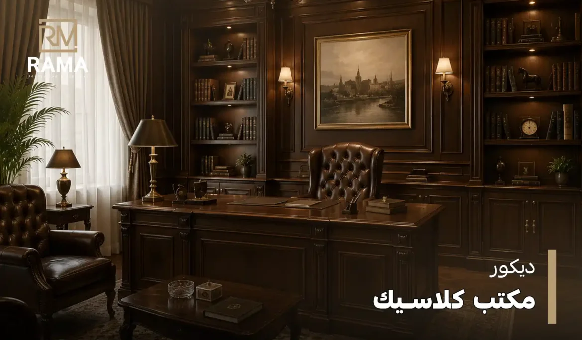 ديكور مكتب كلاسيك