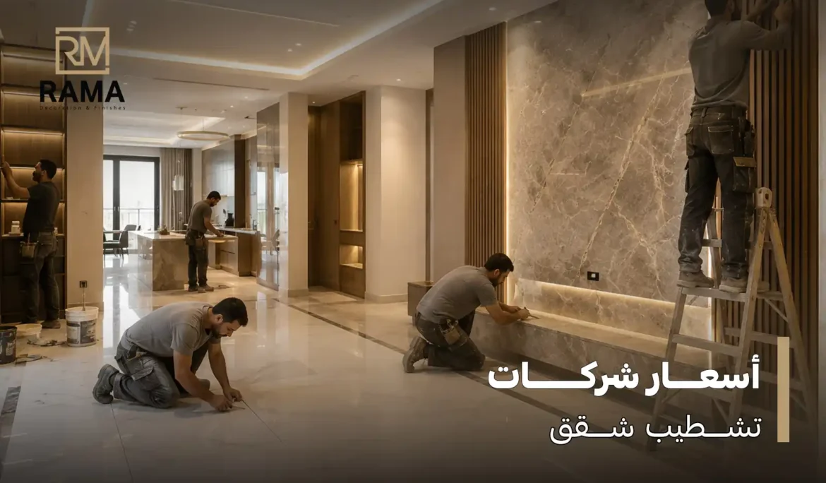 شركات تشطيب الشقق