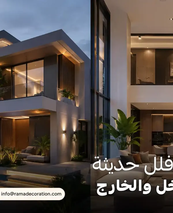 تصاميم فلل حديثة من الداخل والخارج