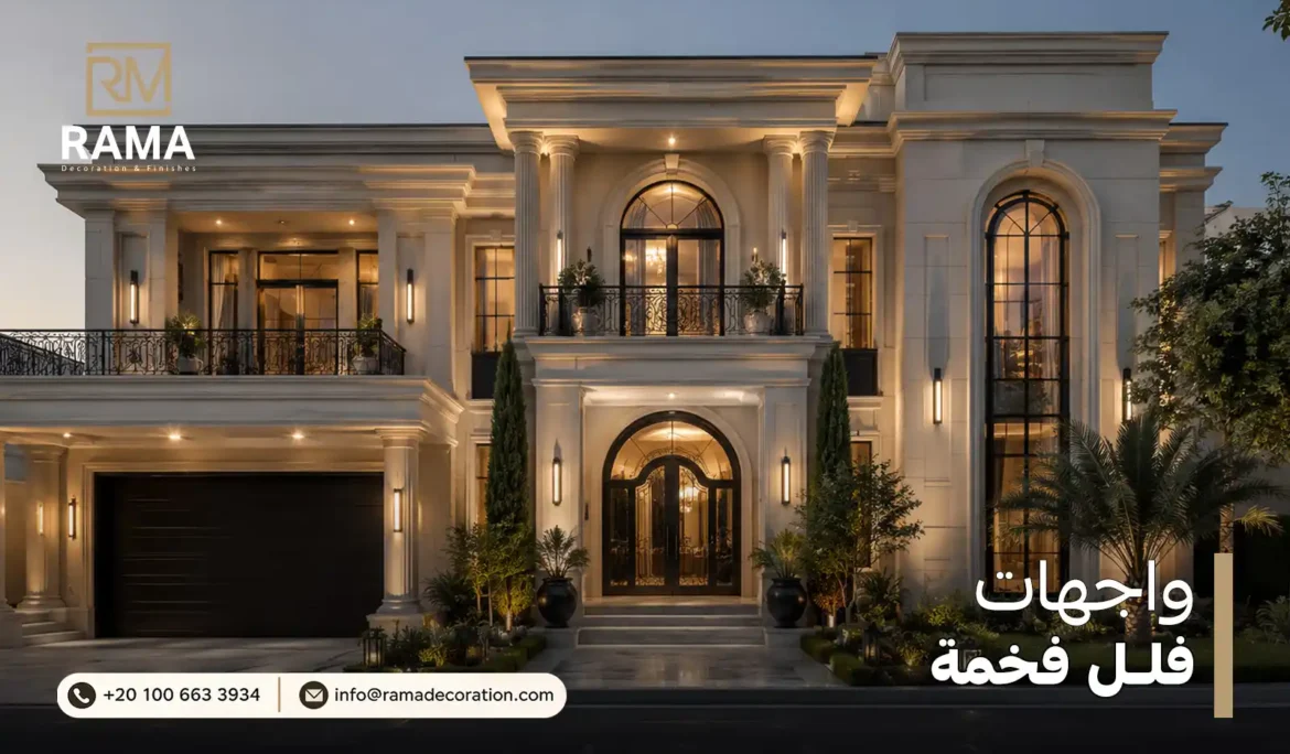 واجهات فلل فخمة